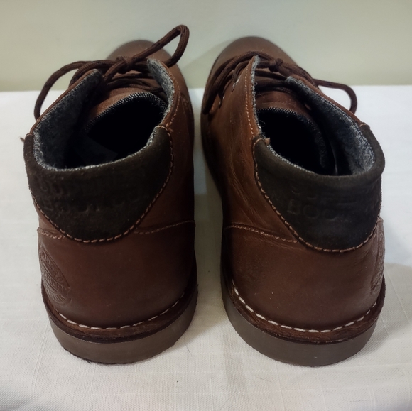 Superdry Winter Rallie Leather Desert Boots Men's Size 10, Dark Brown - Picture 4 of 11